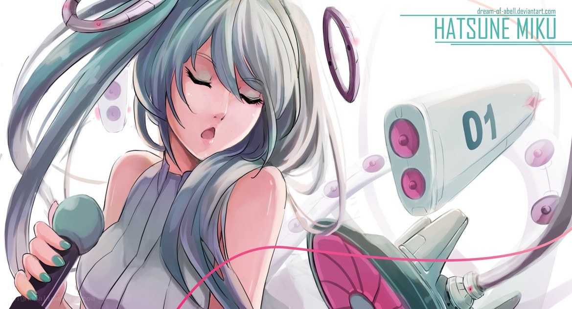 Hatsune Miku singing