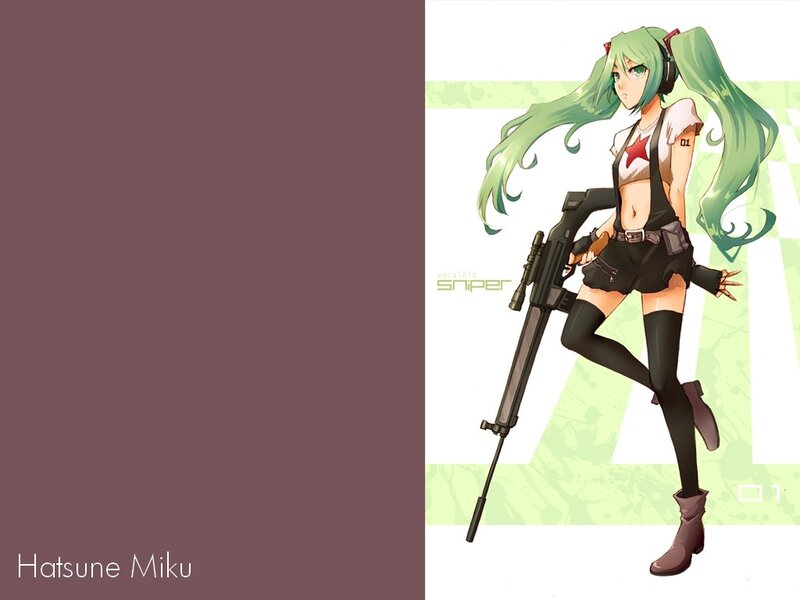Hatsune Miku sniper