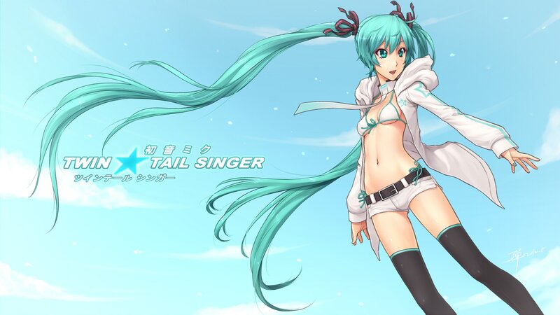 Hatsune Miku twin tail