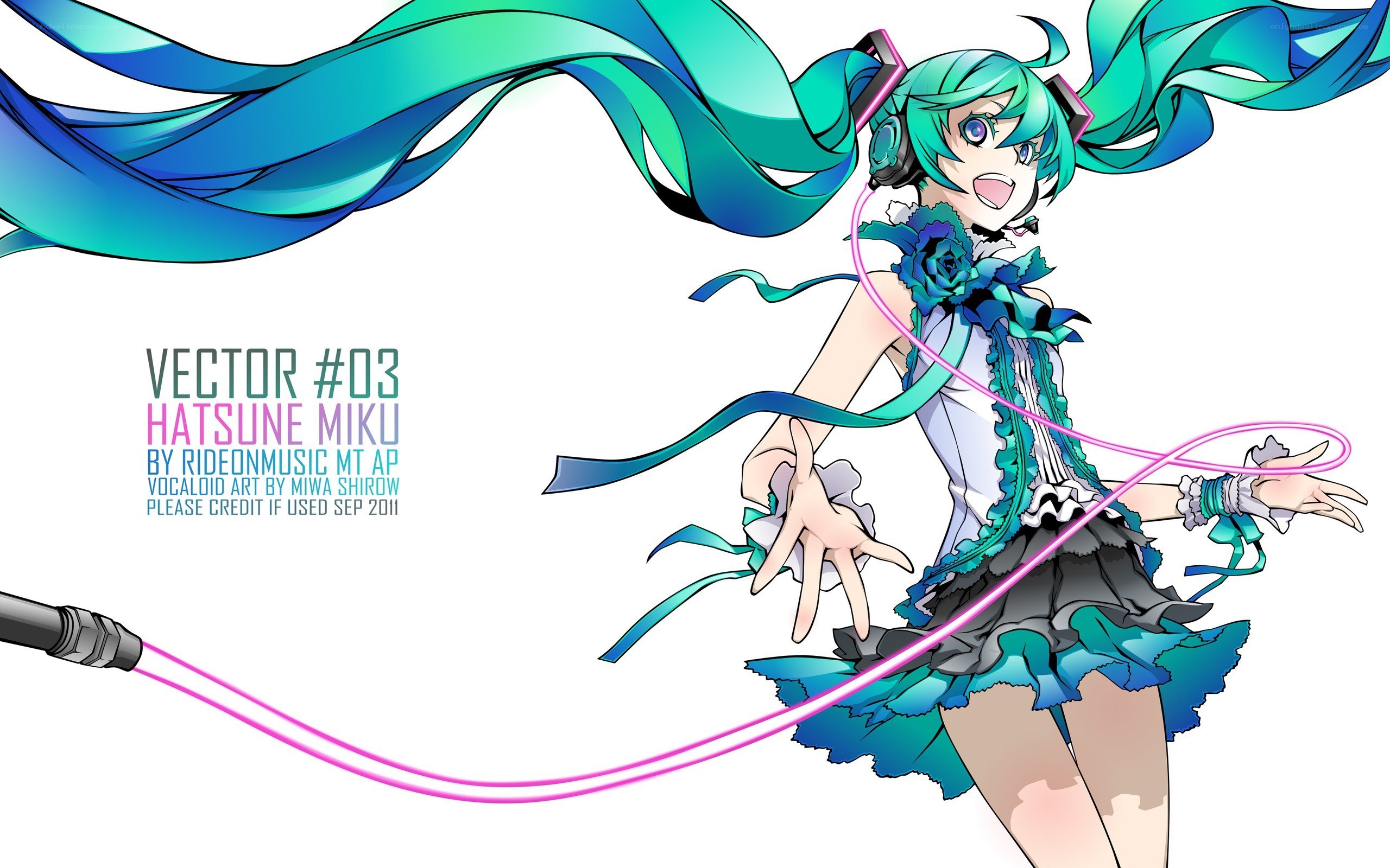 Hatsune Miku vector art