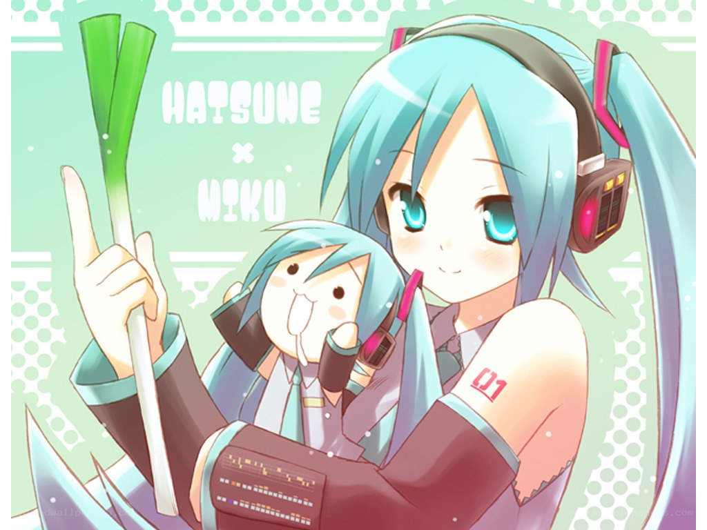 Hatsune Miku with chibi version