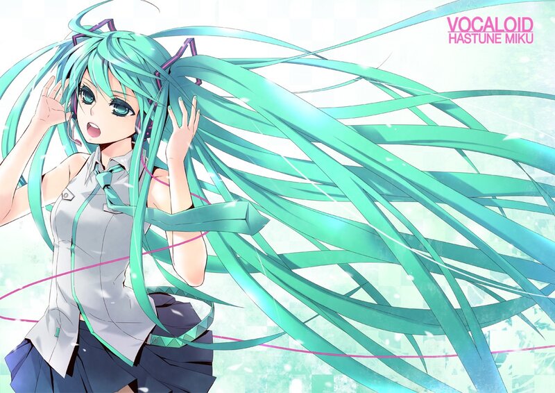Hatsune Miku with long hair