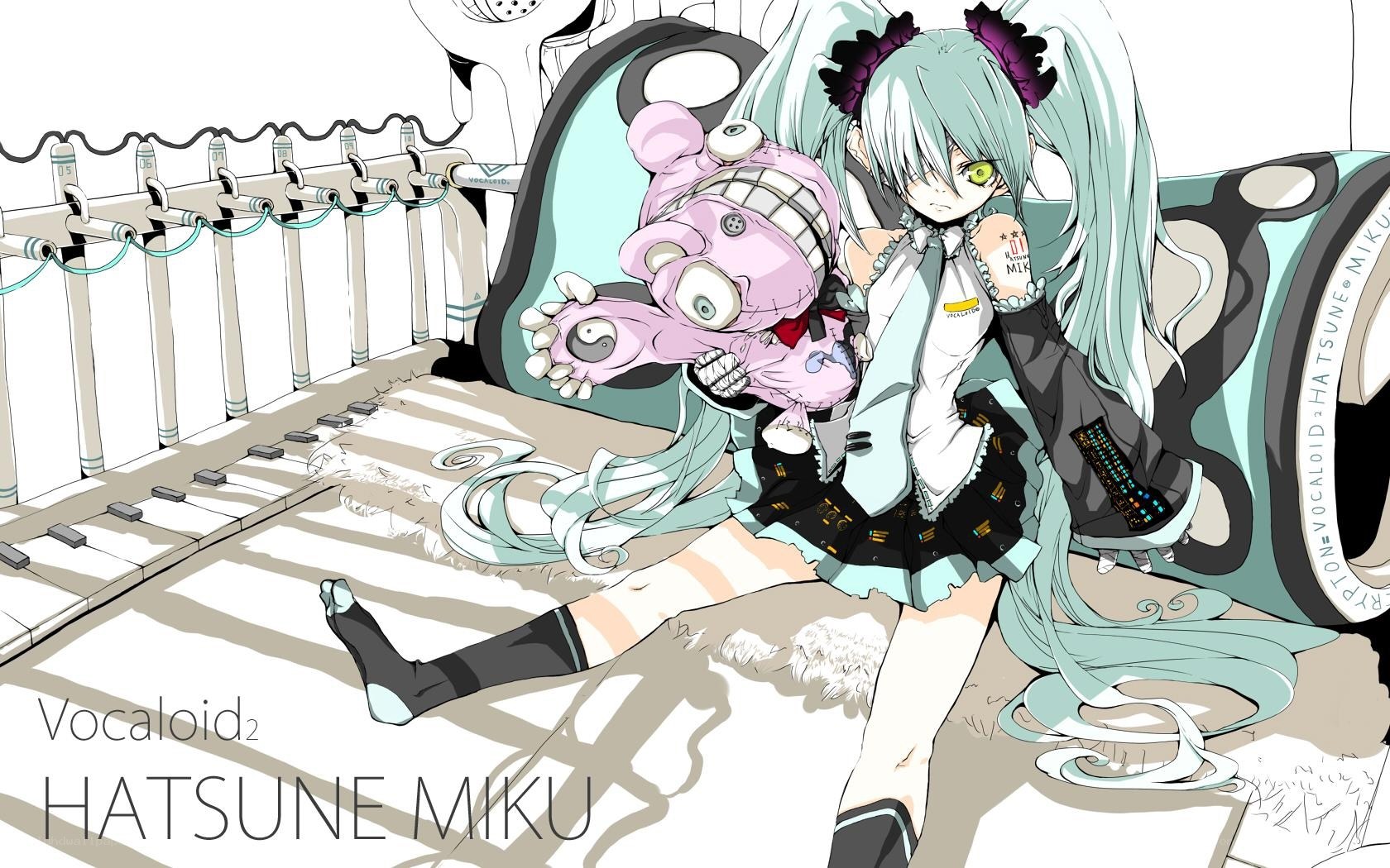 Hatsune Miku with plush toy