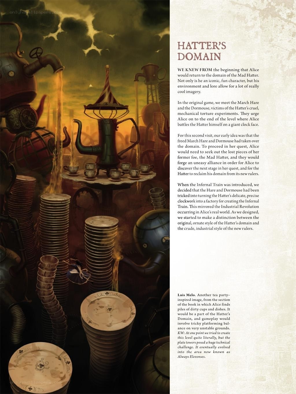 Hatter's Domain concept art