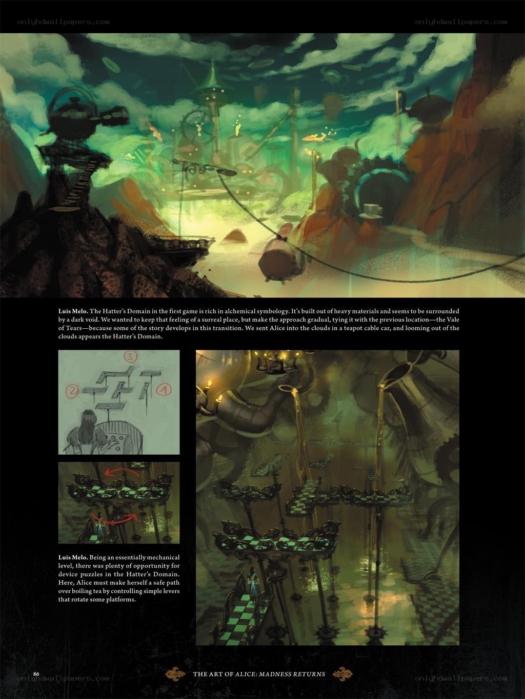 Hatter's Domain concept art