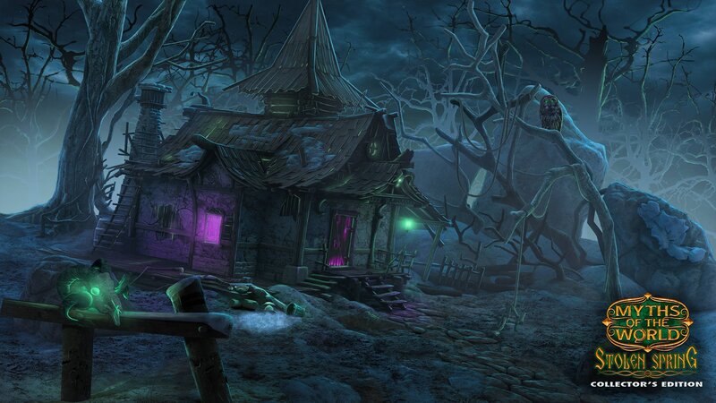 Haunted Cabin in Forest