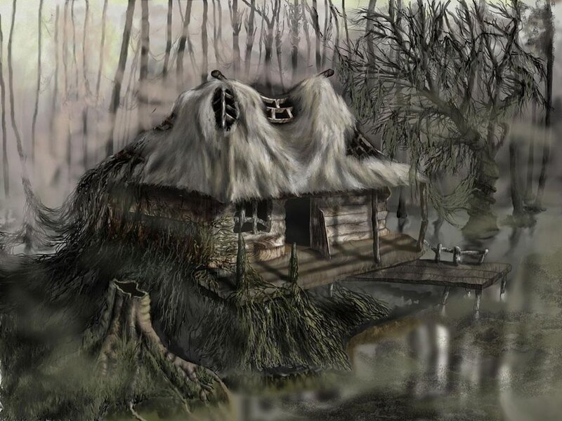 haunted cabin in the swamp