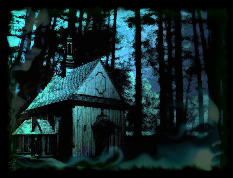 haunted cabin in the woods