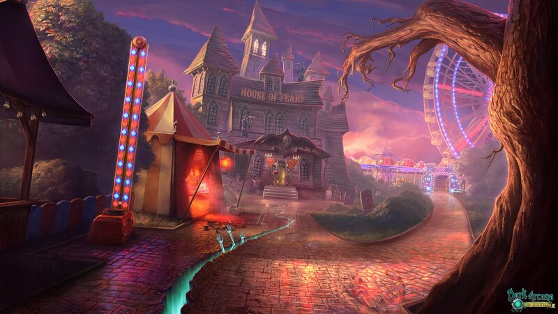 Haunted Carnival at Dusk