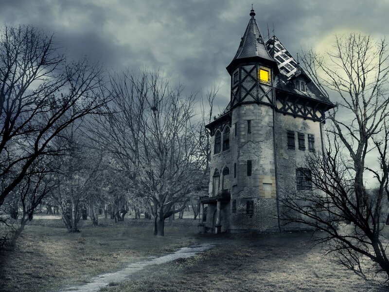 Haunted Castle in Forest