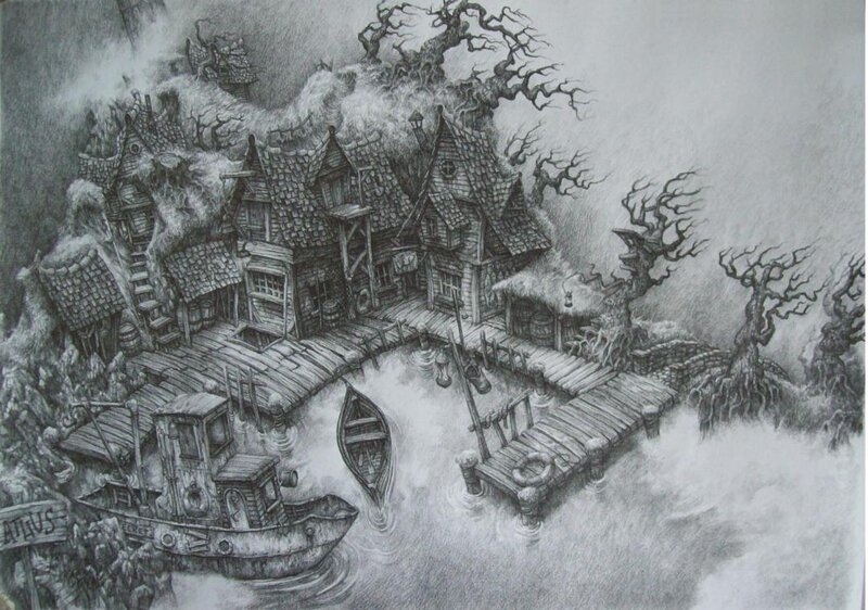 haunted coastal village