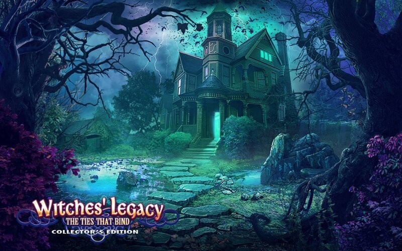 Haunted House at Night — Green, Dark, Mysterious