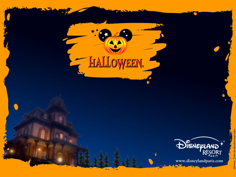 Haunted House at Night — Orange