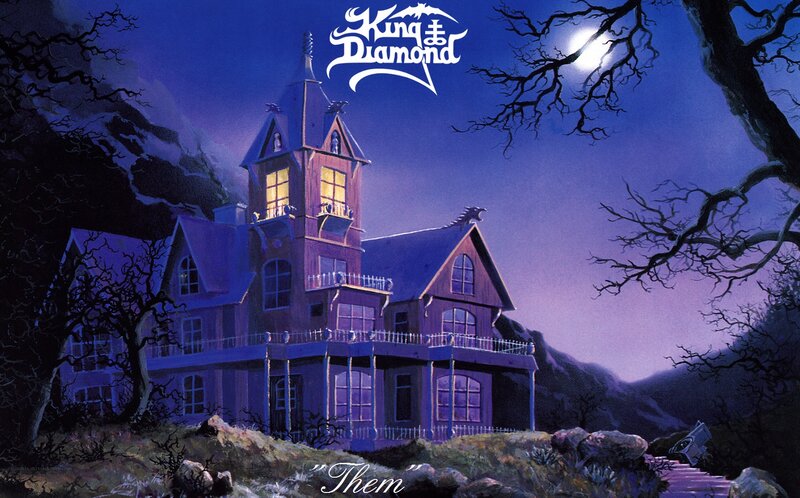 Haunted House at Night — Purple, Dark, Eerie