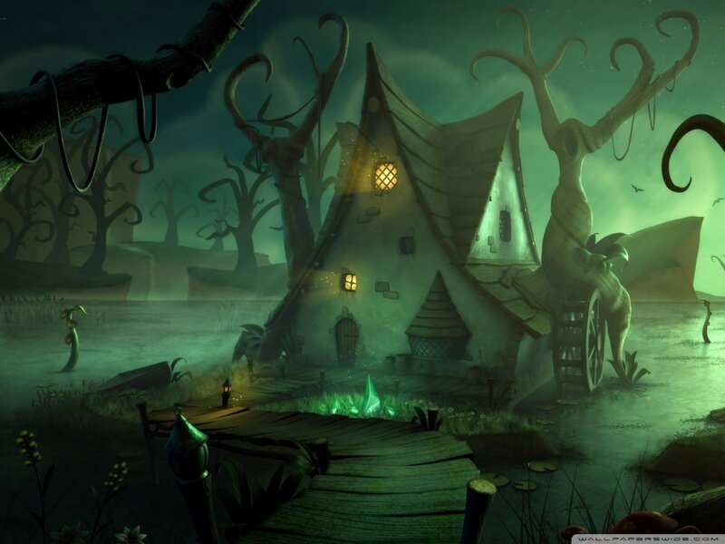 Haunted House in Swamp