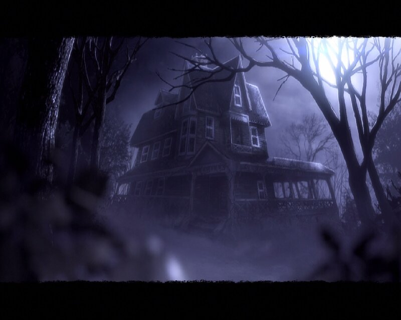 Haunted House in Woods