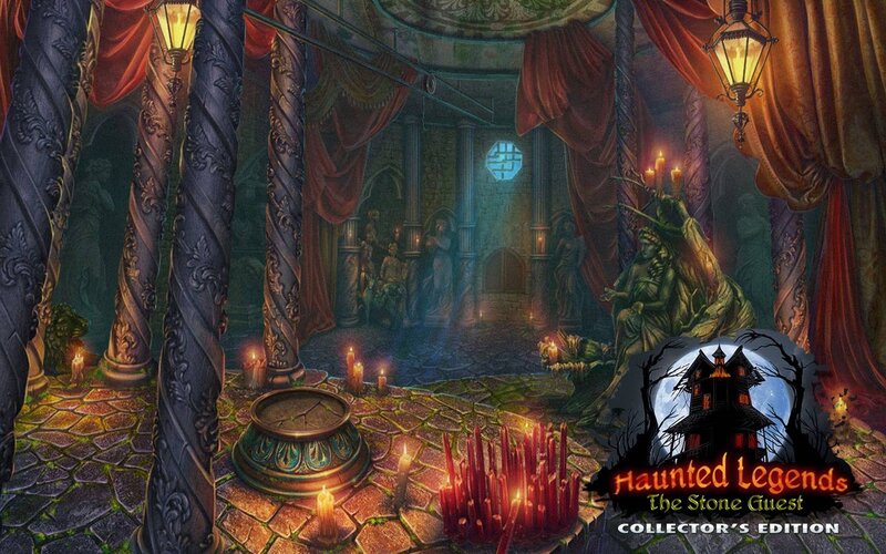Haunted House Interior — Dark Blue