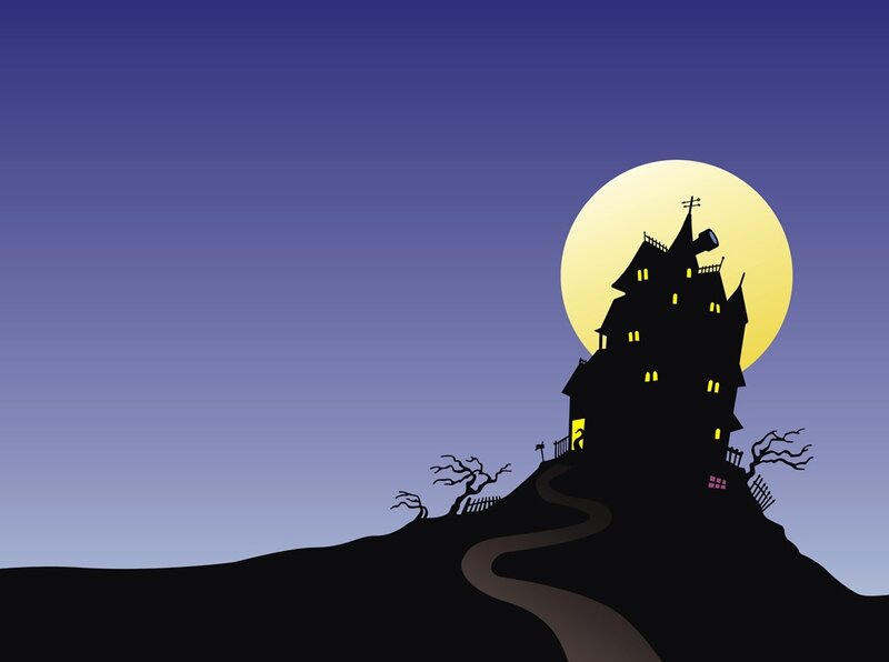 Haunted House on Hill — Black