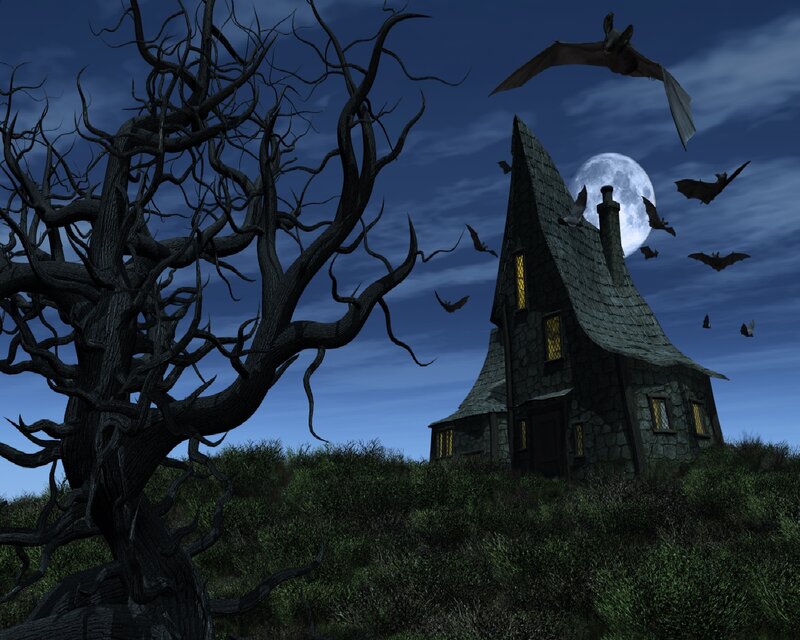 Haunted House on Hill — Blue