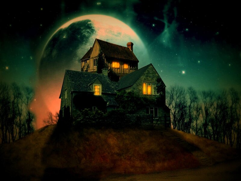 Haunted House on Hill — Green