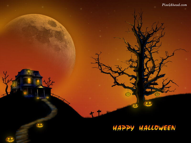 Haunted House on Hill — Orange