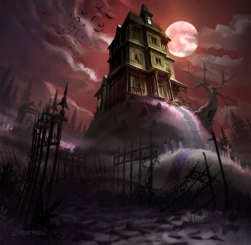 Haunted House on Hill — Red