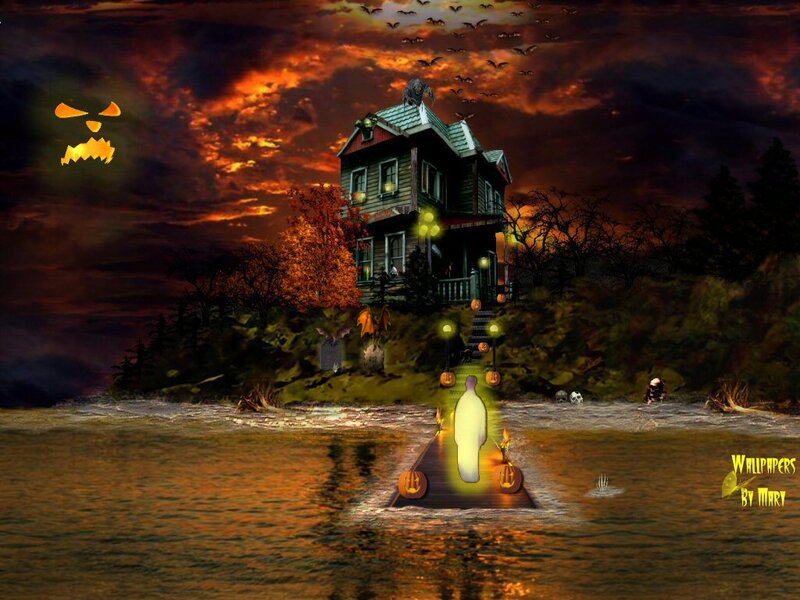 Haunted House on Island