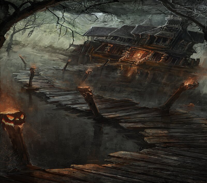 Haunted House on Water