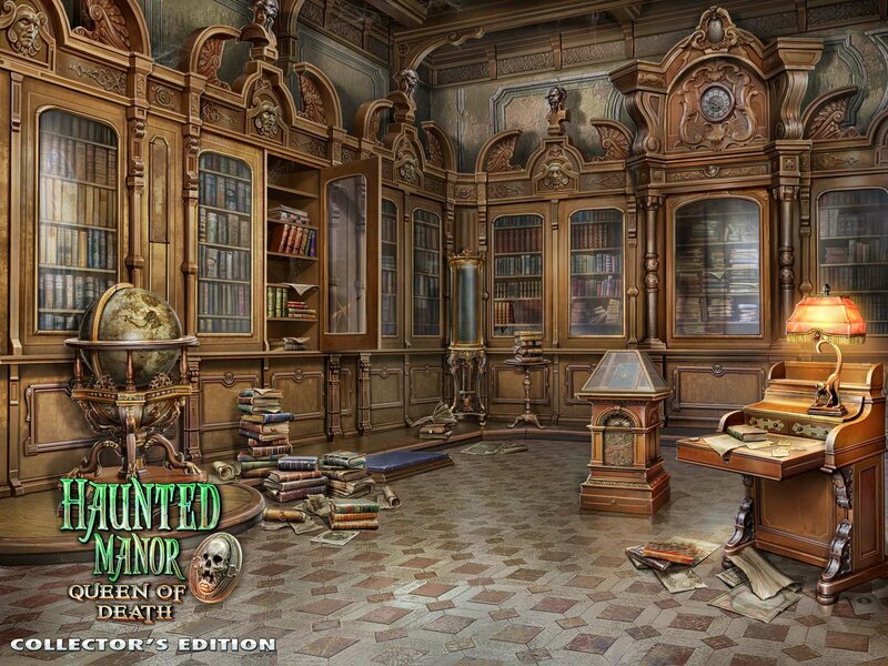 Haunted Library Room