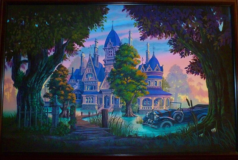 Haunted Mansion Painting