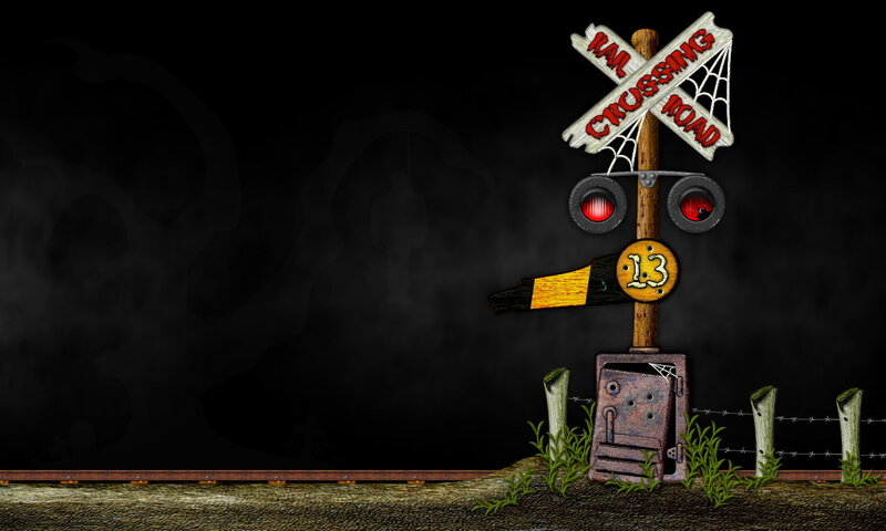 haunted railroad crossing