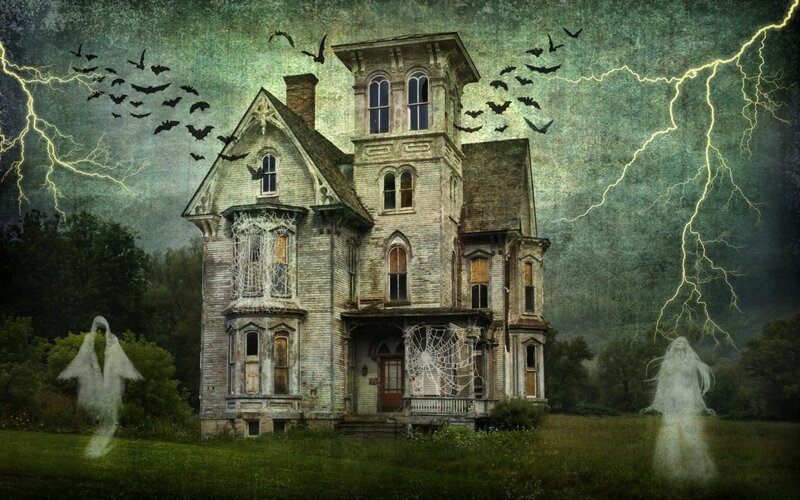 Haunted Victorian House — Green