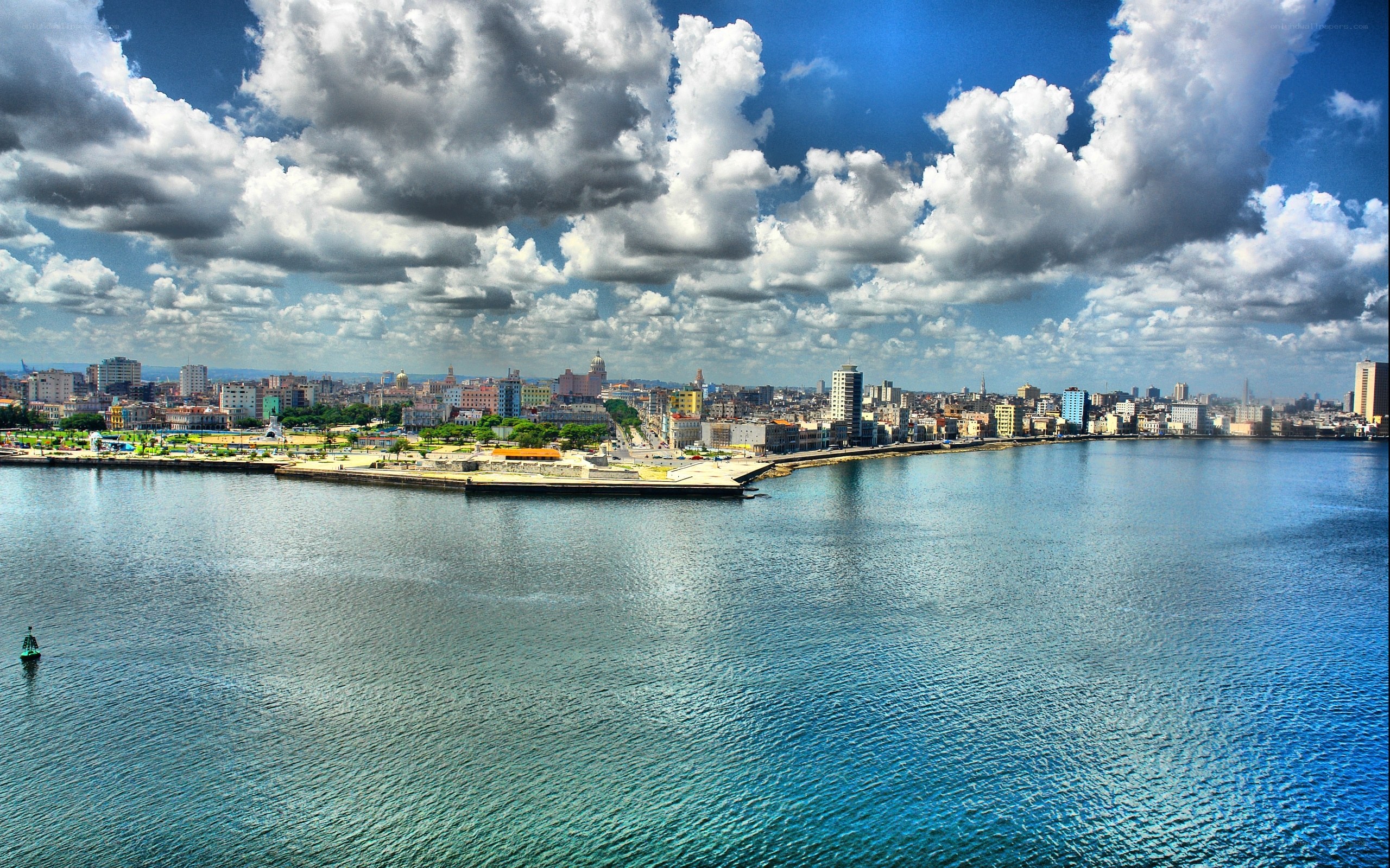 Havana skyline from the harbor
