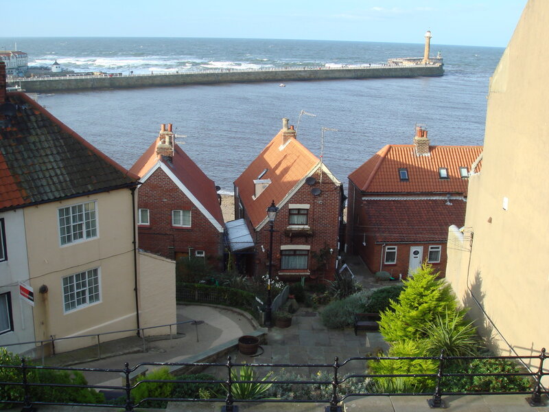 Haven houses overlooking the sea