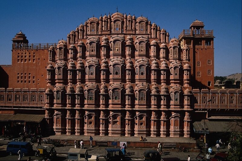 Hawa Mahal Building — Red