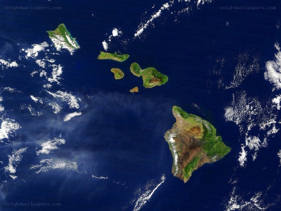 Hawaii from space