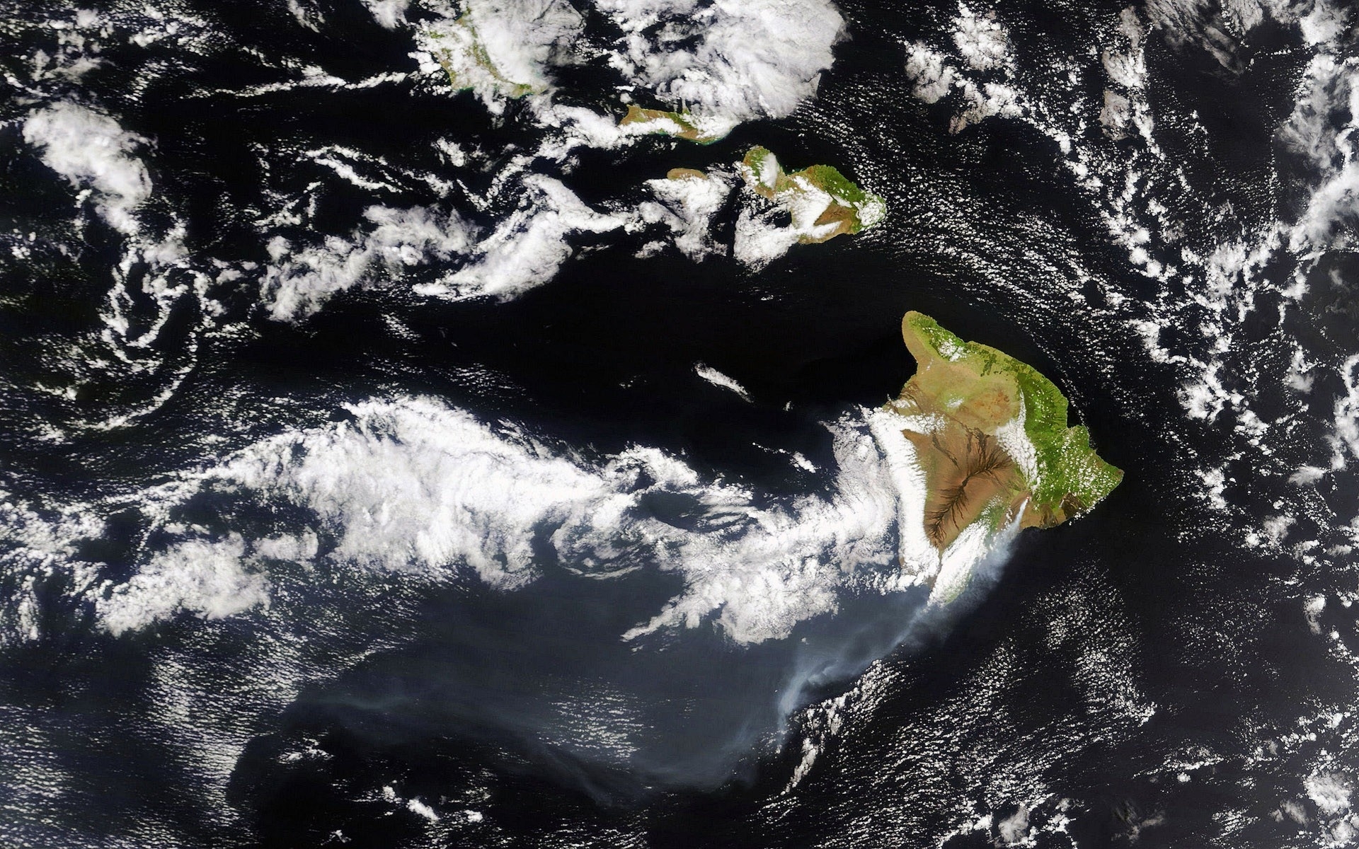 Hawaii from space
