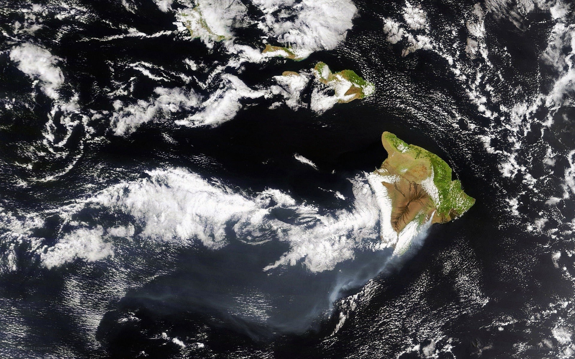 Hawaii from space