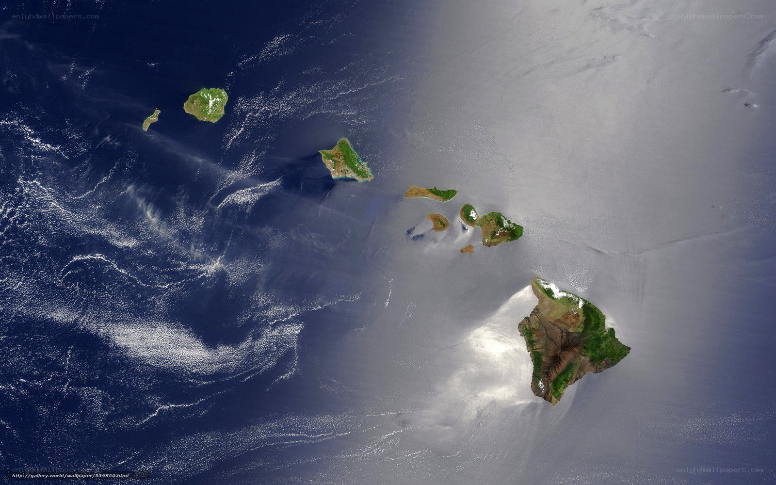 Hawaii from space