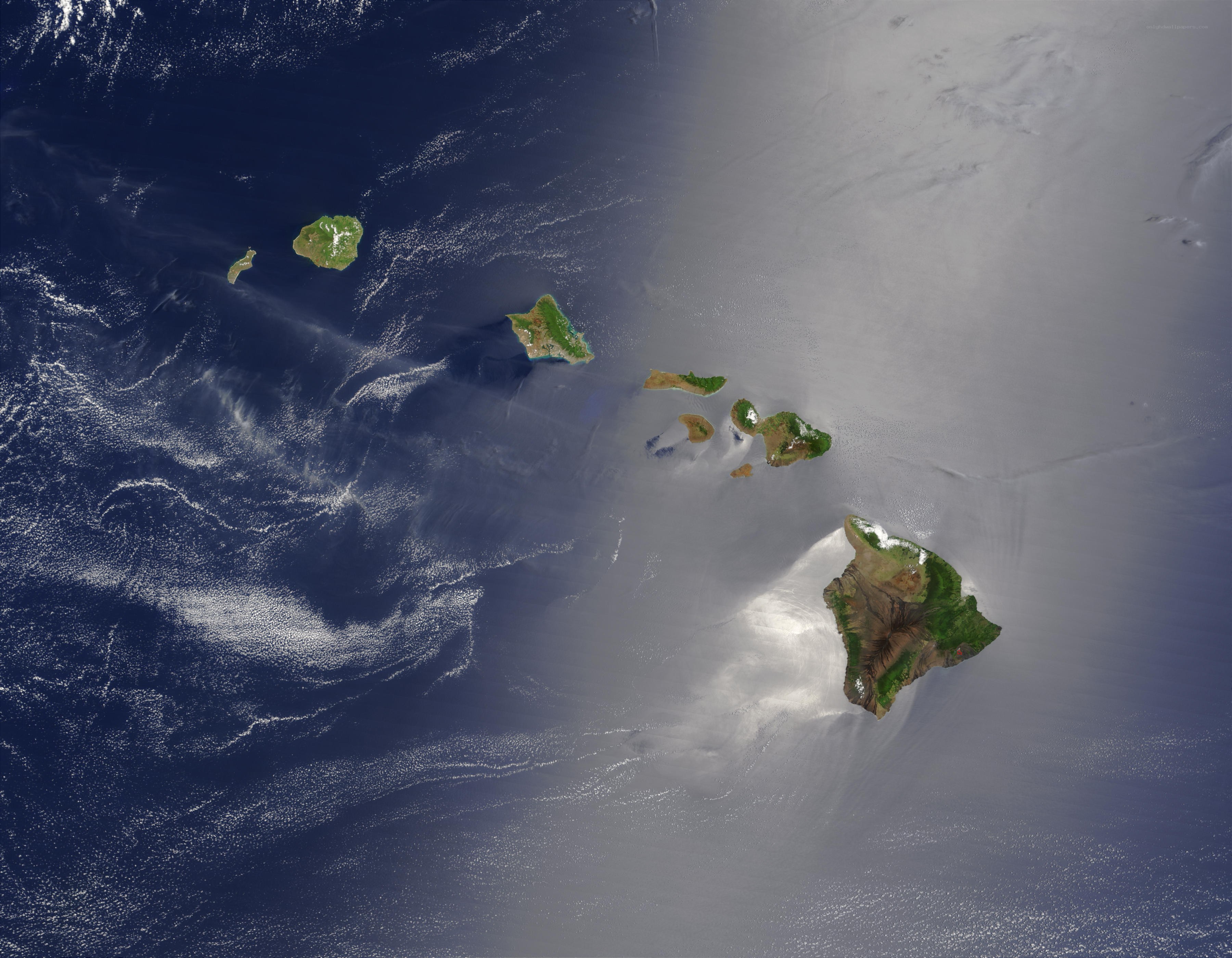 Hawaii from space