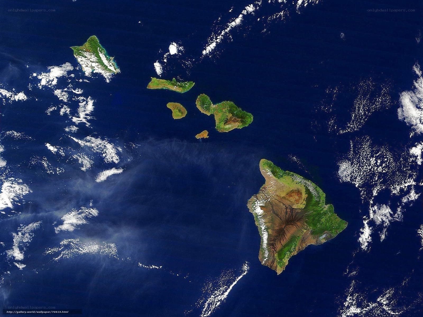 Hawaii from space