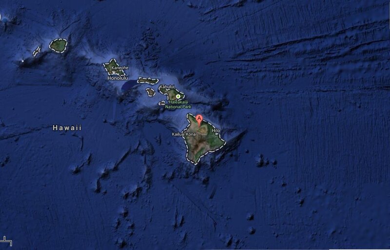 Hawaii Islands Map