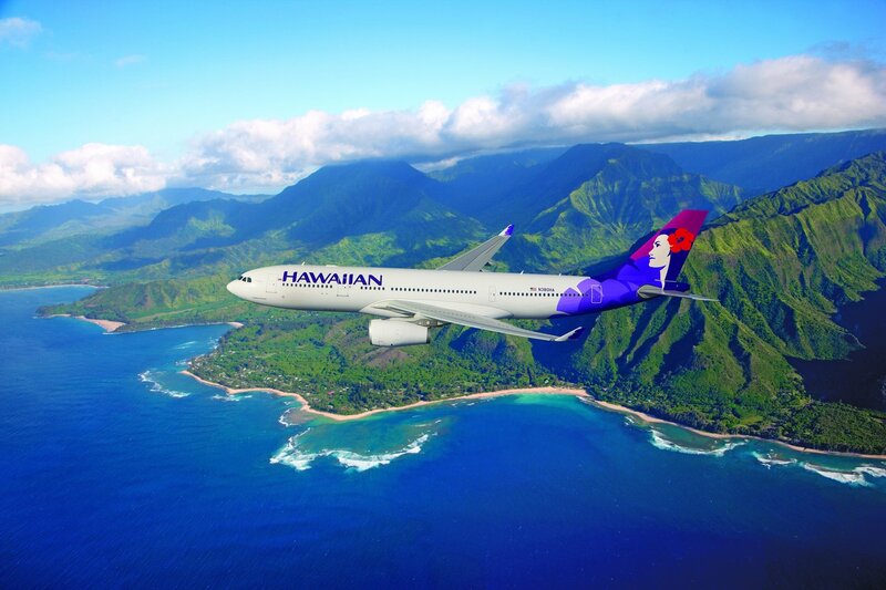 Hawaiian Airlines Plane — Blue