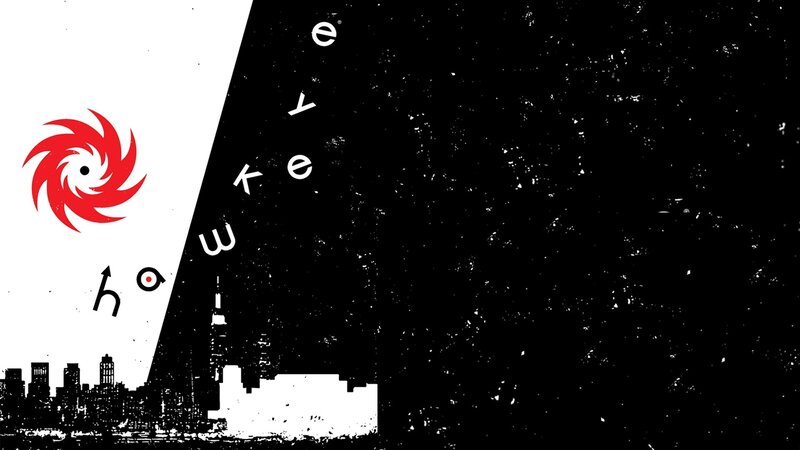 Hawke Logo and Cityscape