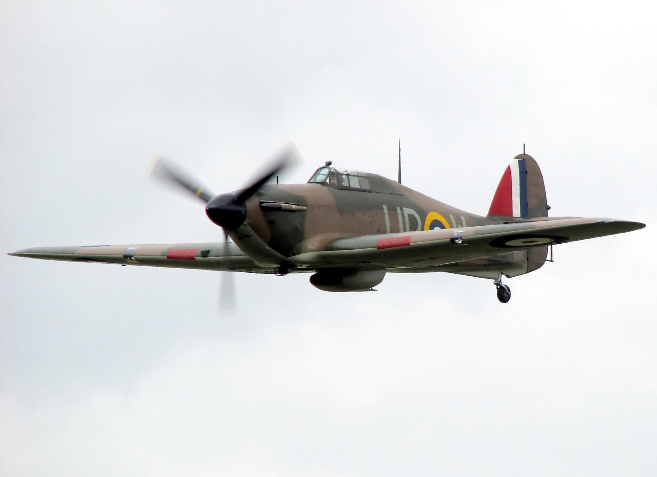Hawker Hurricane in flight