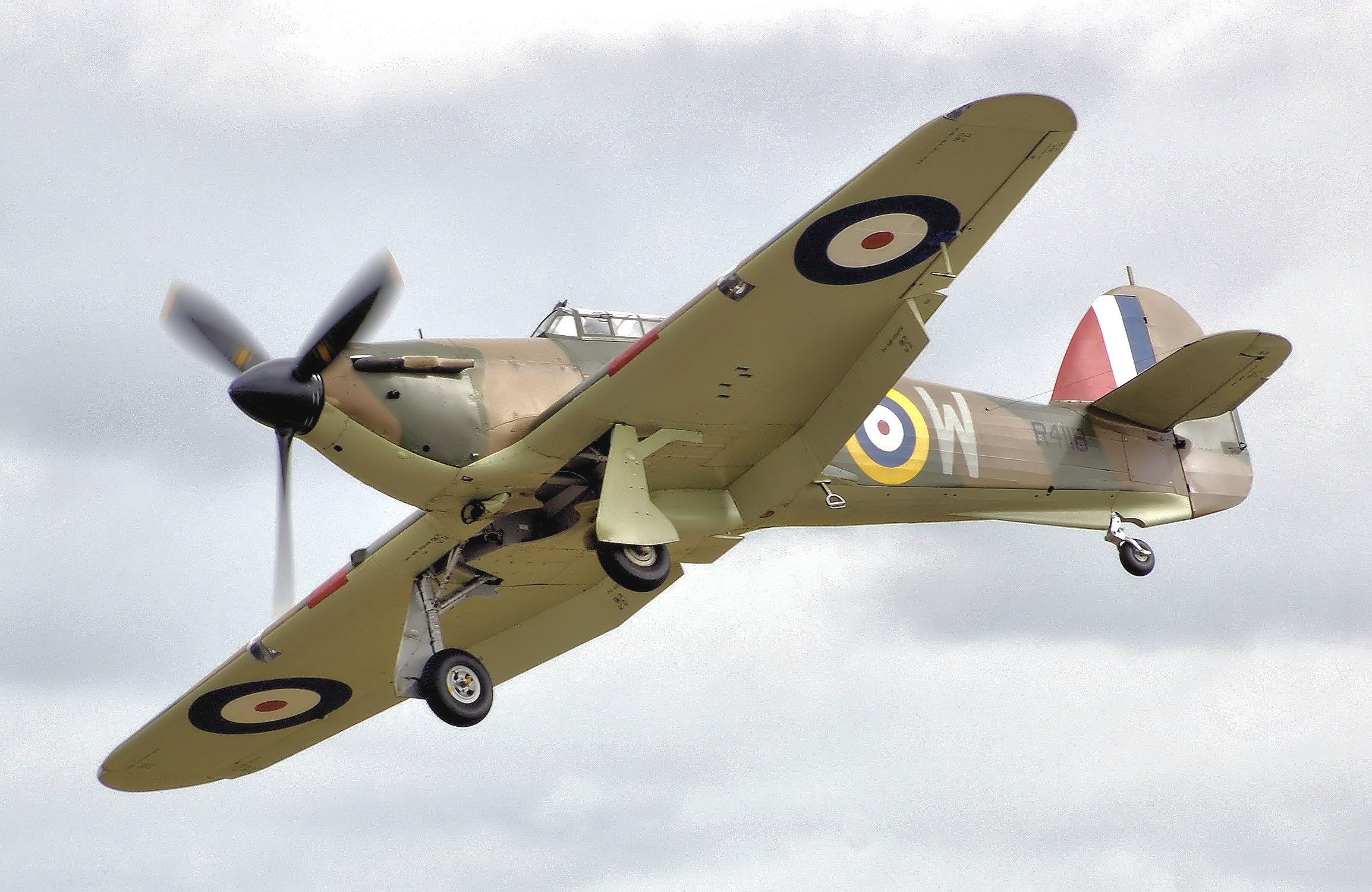 Hawker Hurricane in flight