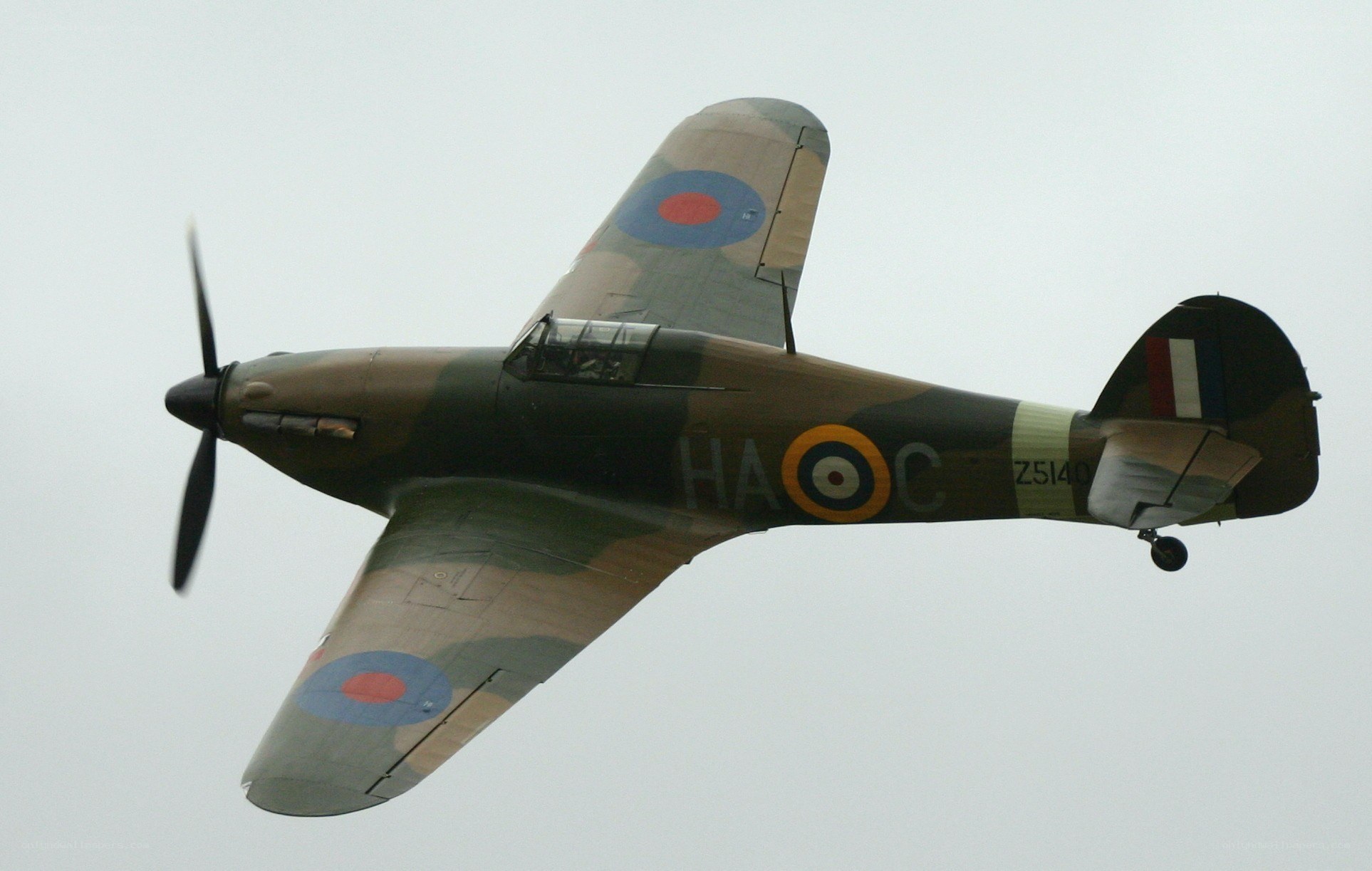 Hawker Hurricane in flight