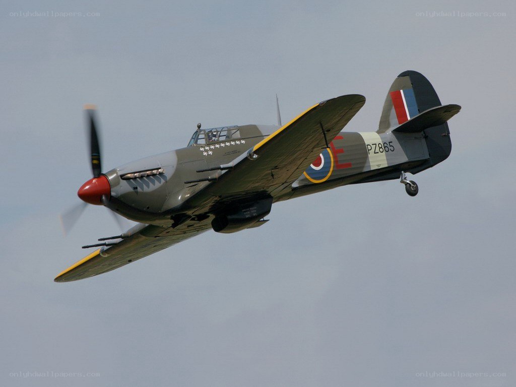 Hawker Hurricane in flight