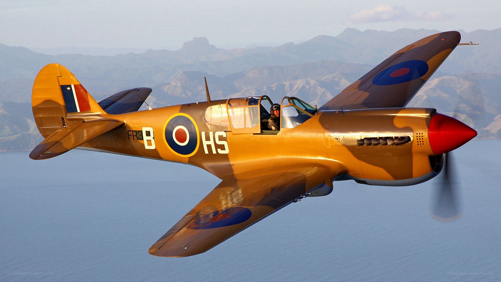 Hawker Hurricane in flight