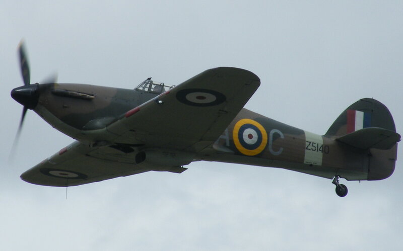 Hawker Hurricane in flight